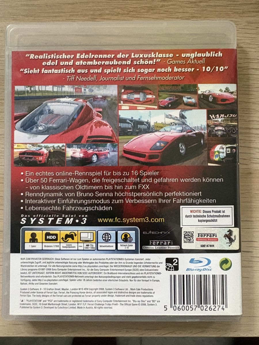 Sony Giochi: Videospiel Ferrari Challenge PlayStation 3 – Nuovo (secondo la descrizione) da Meilen venduto da Michael-Elena 1