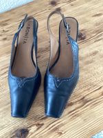 Bonita, Damen Schuhe, Sandaletten, Gr 39, Leder, schwarz