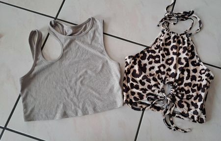 Lot de 2 tops d'été - Taille S 