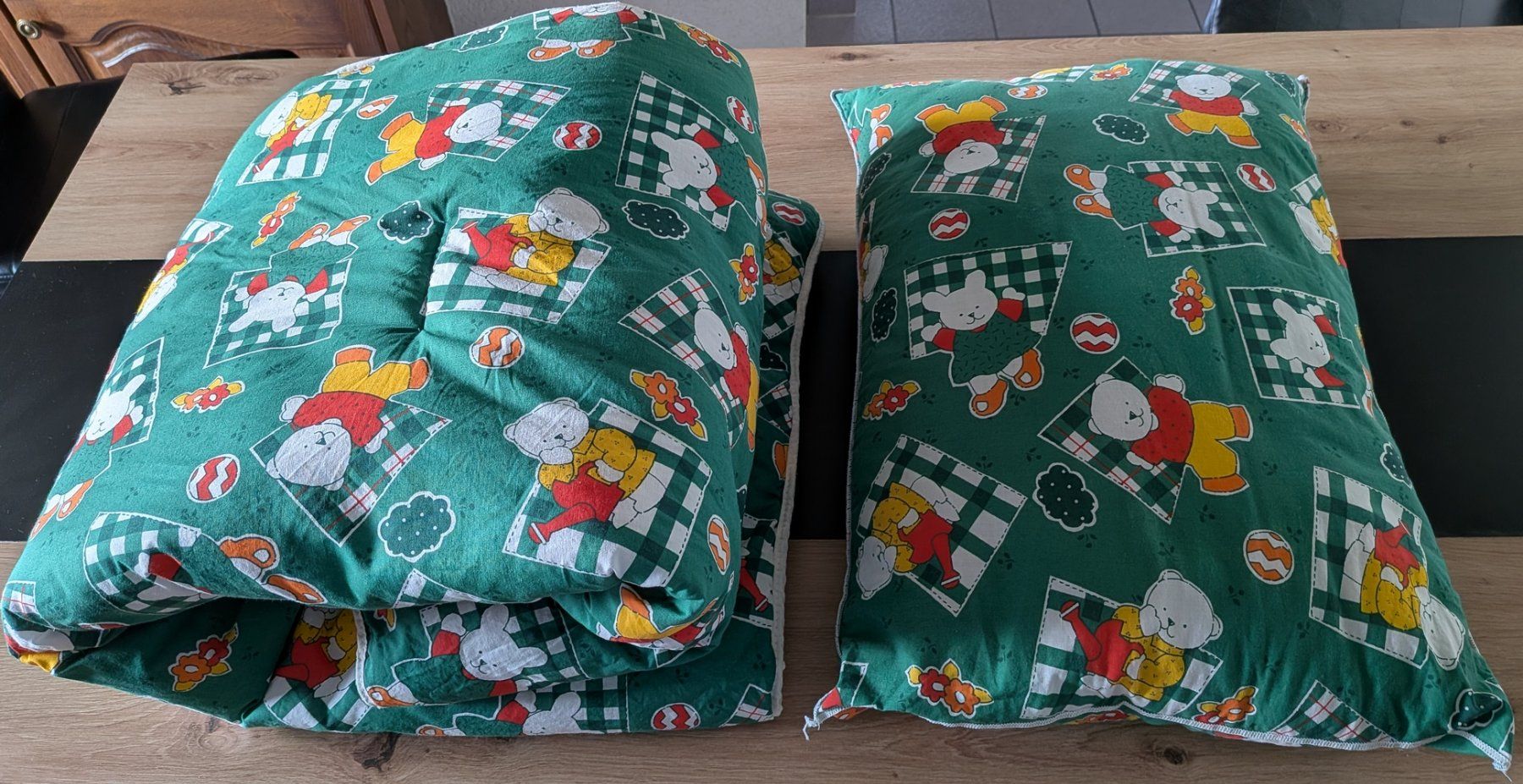 Decken: Couvre-lit enfant et son coussin assorti – Gebraucht aus Villariaz von Mariejoconde 3