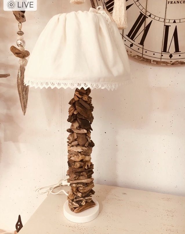 Lampade: Shabby Chic Schwemmholz Tischlampe – Nuovo (secondo la descrizione) da Fällanden venduto da LetiRobi