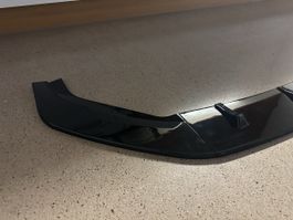 Frontspoiler Lippe schwarz glanz Golf 7r 3 teilig