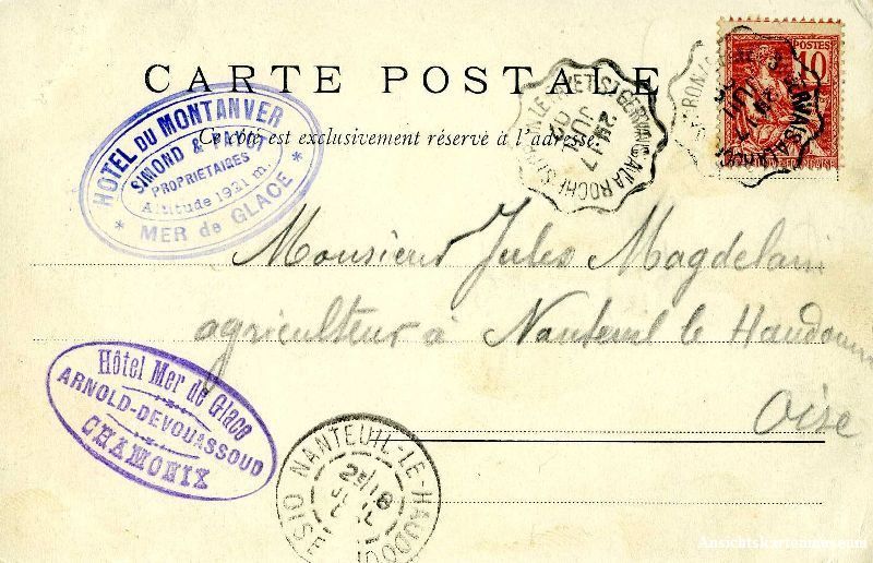 Cartoline postali: Mauvais-Pas + 1902 TOP Stempel – Usato da Emmenbrücke venduto da teestube 1