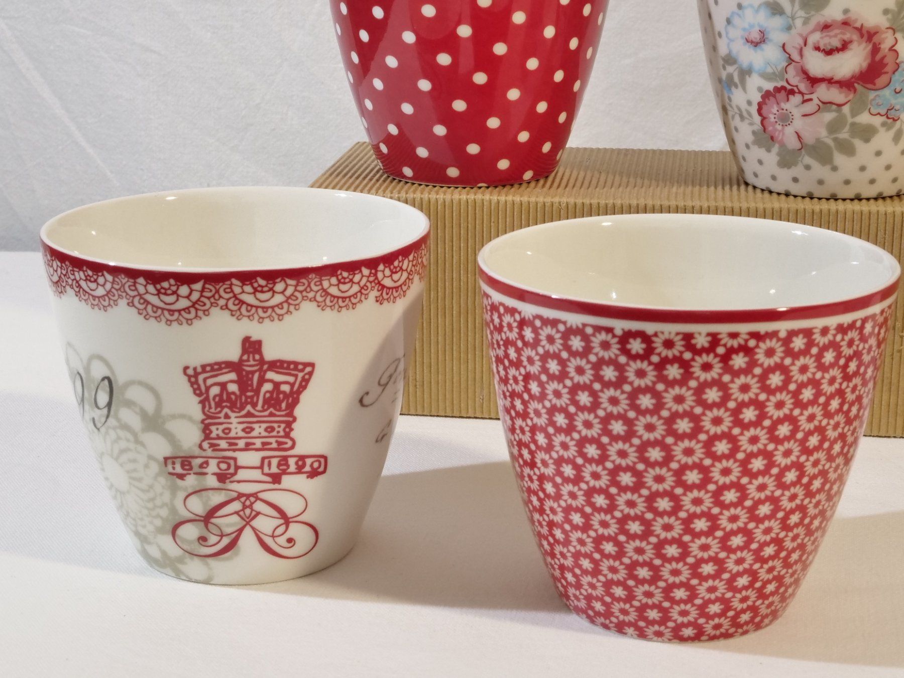 Greengate Tassen: 6 Green Gate Kaffebecher / Mug – Gebraucht aus Lustmühle von Glatisant 5