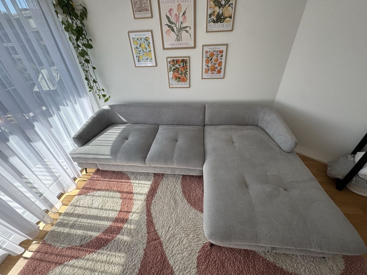 Sofas: Ecksofa grau - ausziehbar – Gebraucht aus Lenzburg von acmilan_17 3