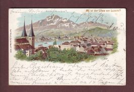 Wo ist der Löwe von LUZERN ? - 1900