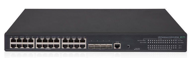 Hewlett Packard Hub & Switch: HPE 5130 24G 4SFP+ EI Switch – Nuovo e nell'imballaggio originale da Büron venduto da Restposte