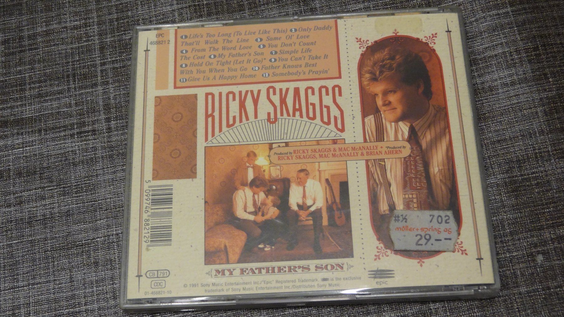 CD: Ricky Skaggs - My Father's Son CD – Usato da Olten venduto da Disc-Ausverkauf 1
