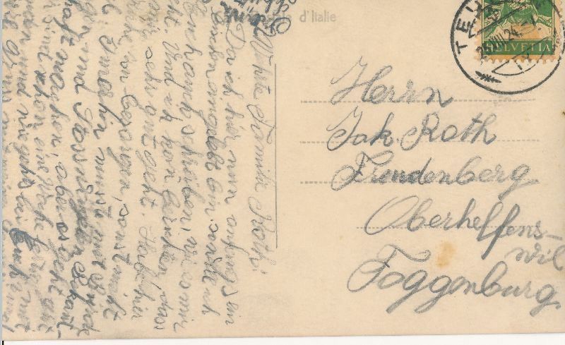 Ansichtskarten: Teufen - Dorfsicht + 1924 – Gebraucht aus Emmenbrücke von teestube 1