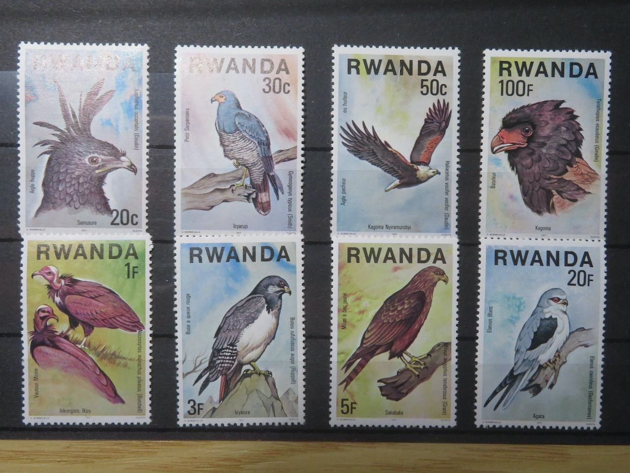 Alle Briefmarken: Vögel Ruanda Mi 893-900** – Neu (gemäss Beschreibung) aus Spreitenbach von heitersberg54