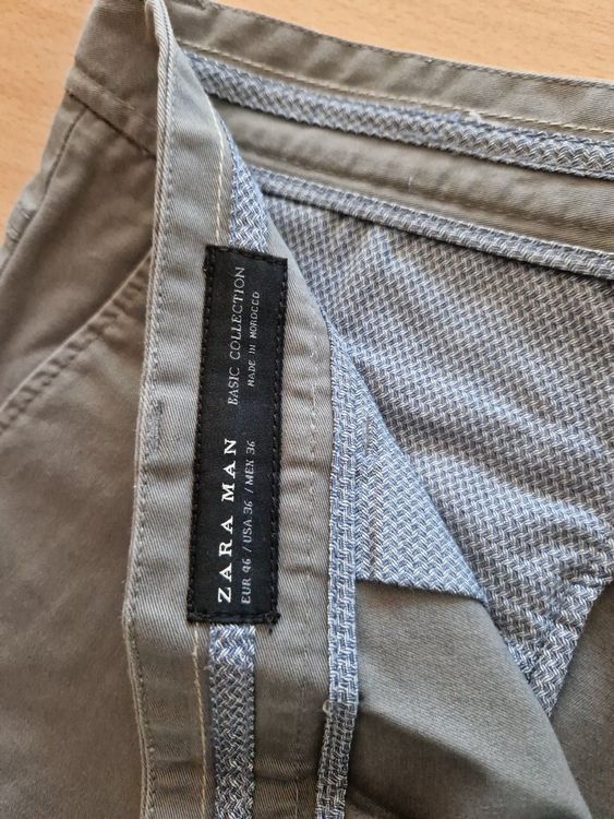 Zara Pantaloni: Herren Hose Grau Gr. 46 Zara Man kurz geschnitten – Usato da Neuhausen am Rheinfall venduto da Alchimista 2