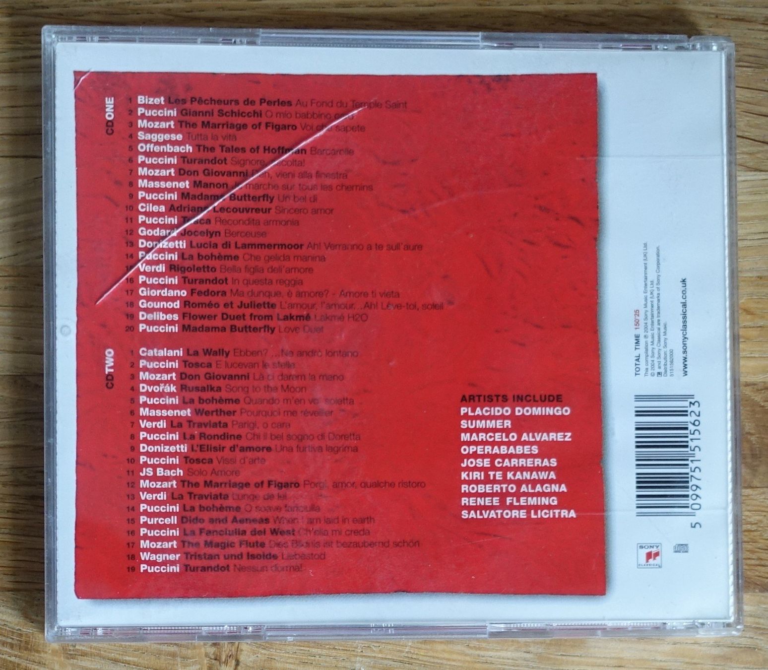 CD: Opera Love - Opera For Hopeless Romantics - F31 – Usato da Sessa venduto da fraenklishop 1