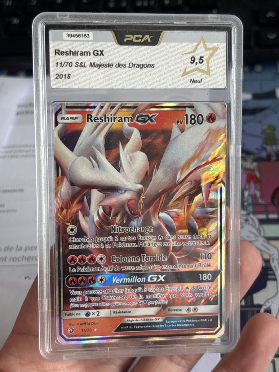 Pokémon Carte collezionabili: Reshiram GX Majesté Dragons FR – Nuovo (secondo la descrizione) da Puplinge venduto da Collection_Pokepi