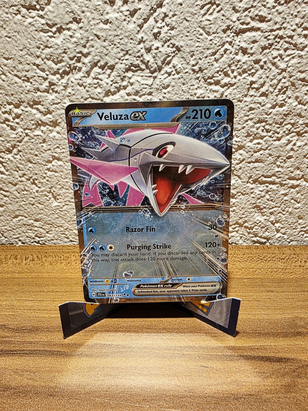 Pokémon Carte collezionabili: Veluza EX 043/159 Journey Together  – Nuovo (secondo la descrizione) da Turin (Salins) venduto da Meeelll01
