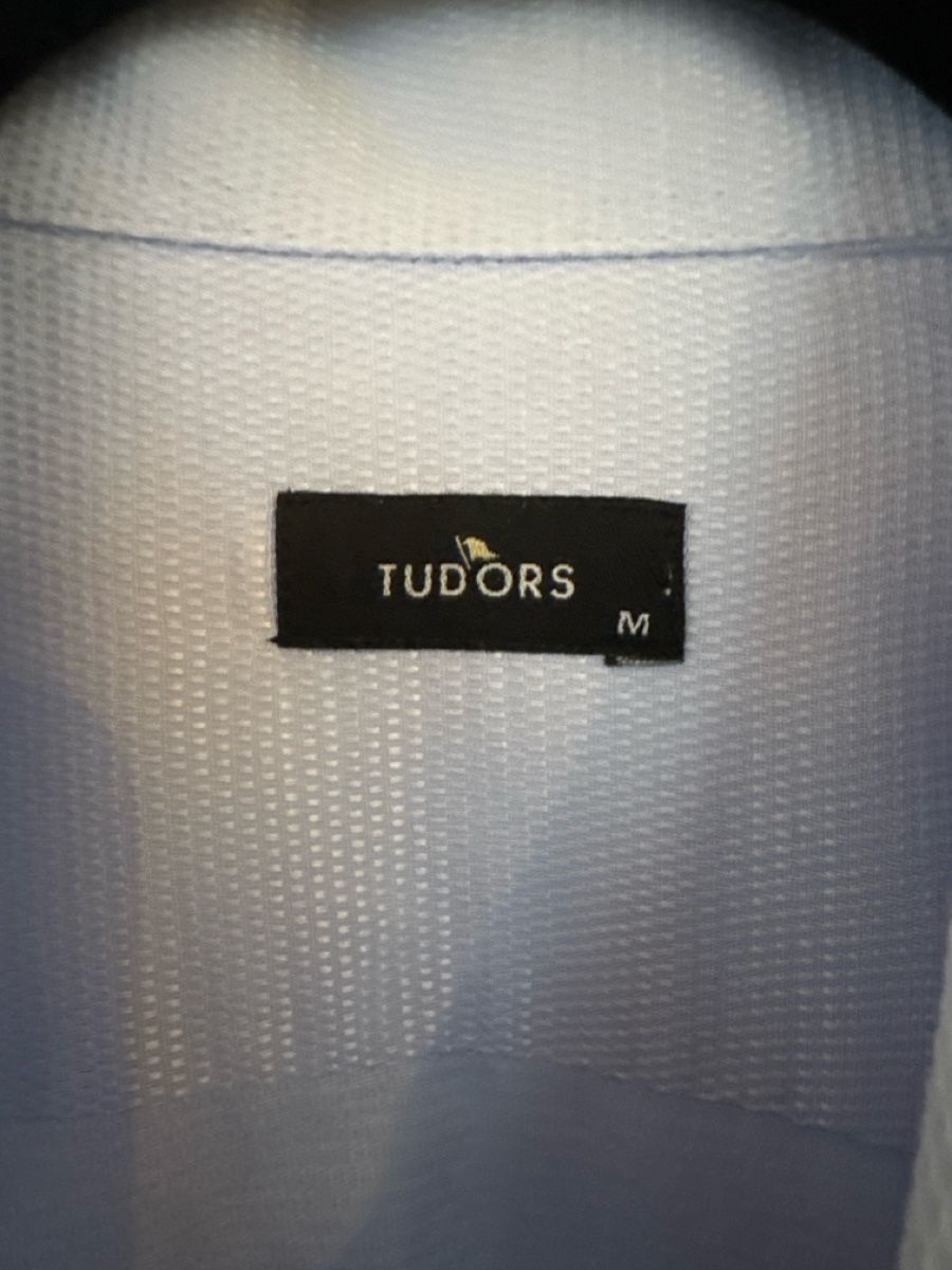 Camicie: Herrenhemd von Tudors, Grösse M, Hellblau – Usato da Zürich venduto da L_12 1