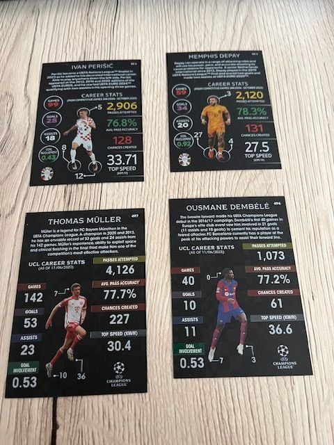 Topps Carte collezionabili: Topps Black Edge Edition: Perisic, Depay, Müller, Dembélé – Nuovo (secondo la descrizione) da Naters venduto da juveman 1