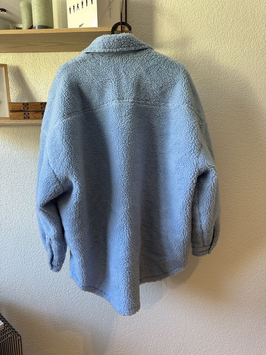 Jacken: Teddy Fleece Jacke Hellblau – Gebraucht aus Cazis von sina12 1