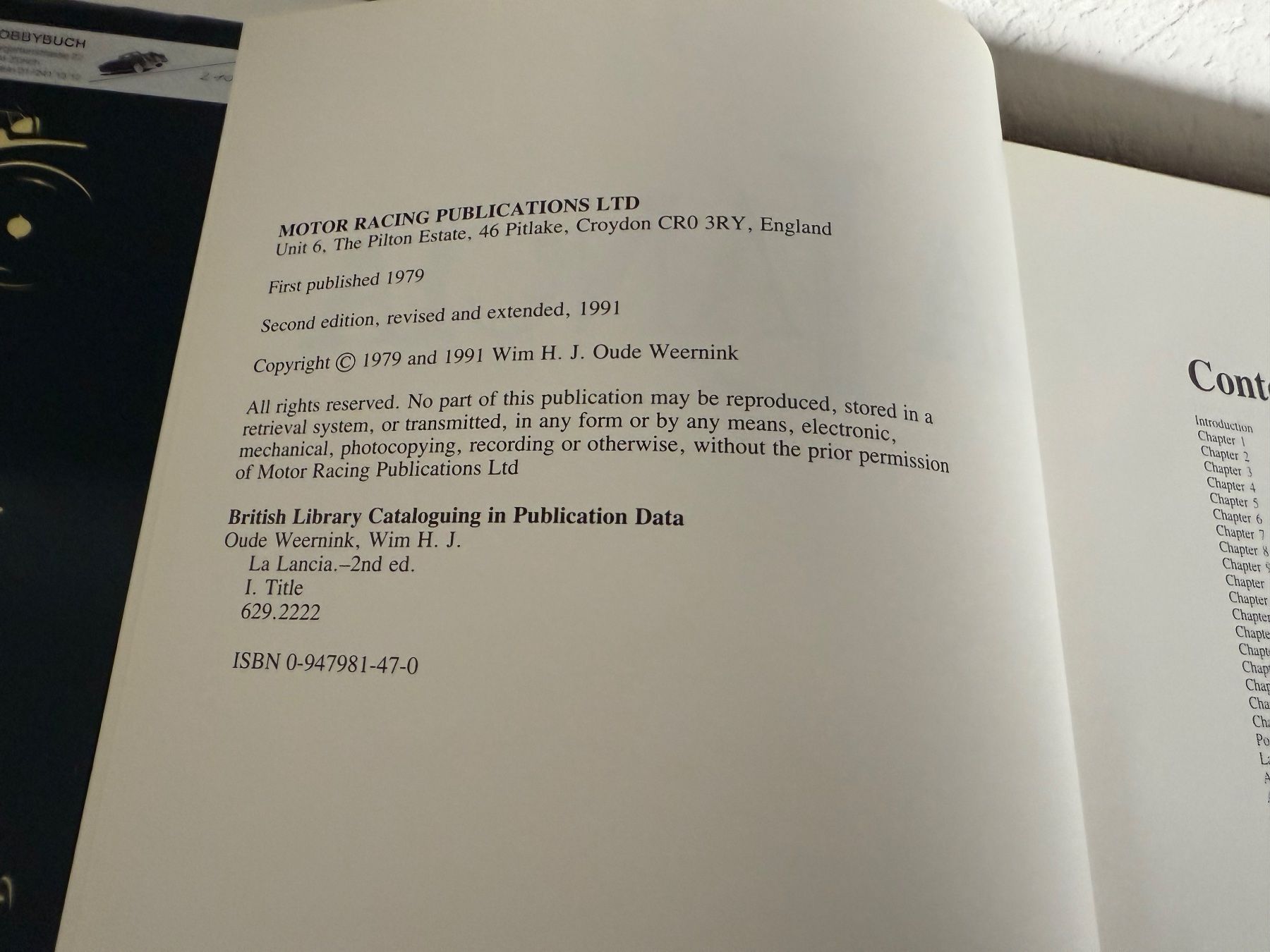 Libri: Lancia - Wim Oude Weernink – Usato da Bättwil venduto da Velozianer 2