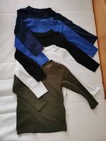 5 Langarmshirts aus Baumwolle, Friboo, Gr. 98-104