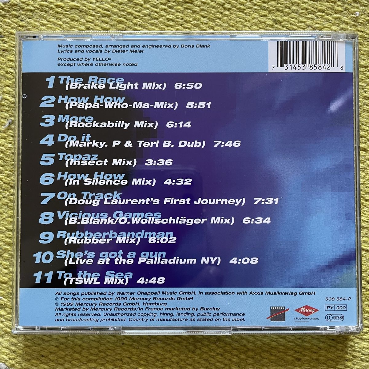 CD: YELLO-ECCENTRIX REMIXES – Usato da Rorschacherberg venduto da CD-Roli 1