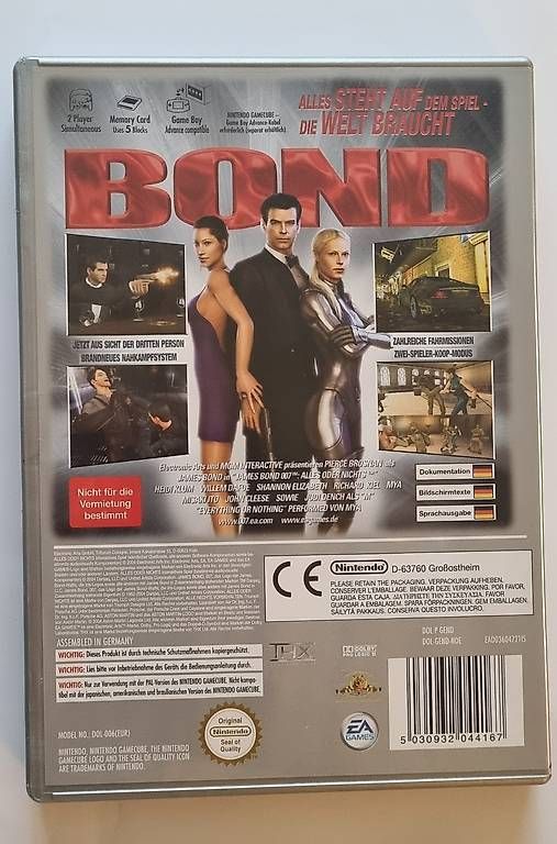 Giochi: Nintendo Gamecube JAMES BOND 007 ALLES ODER NICHTS – Usato da Oberbipp venduto da ret_6hxb 2