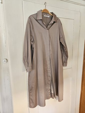 Eva Schreiber Blusenkleid beige Grösse L guter Zustand