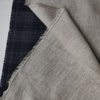 Ital. Designer Leinen Stoff leicht 1.65x1.50m naturale