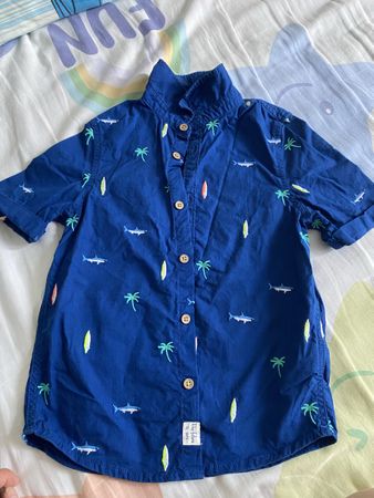 M&S Boys' Shirt - Age 4-5 Years - Summer Ready - Stylish!