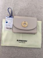 Burberry Portemonnaie beige Leder neu mit Etikett