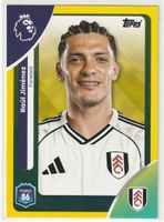 2026 Topps Premier League Raúl Jiménez Base Yellow Parallel
