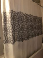 Duschvorhang 180x180cm grau