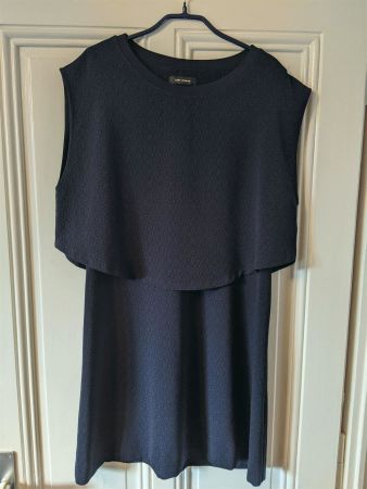 COP COPINE : Elégante robe marine effet crop-top/boléro 40