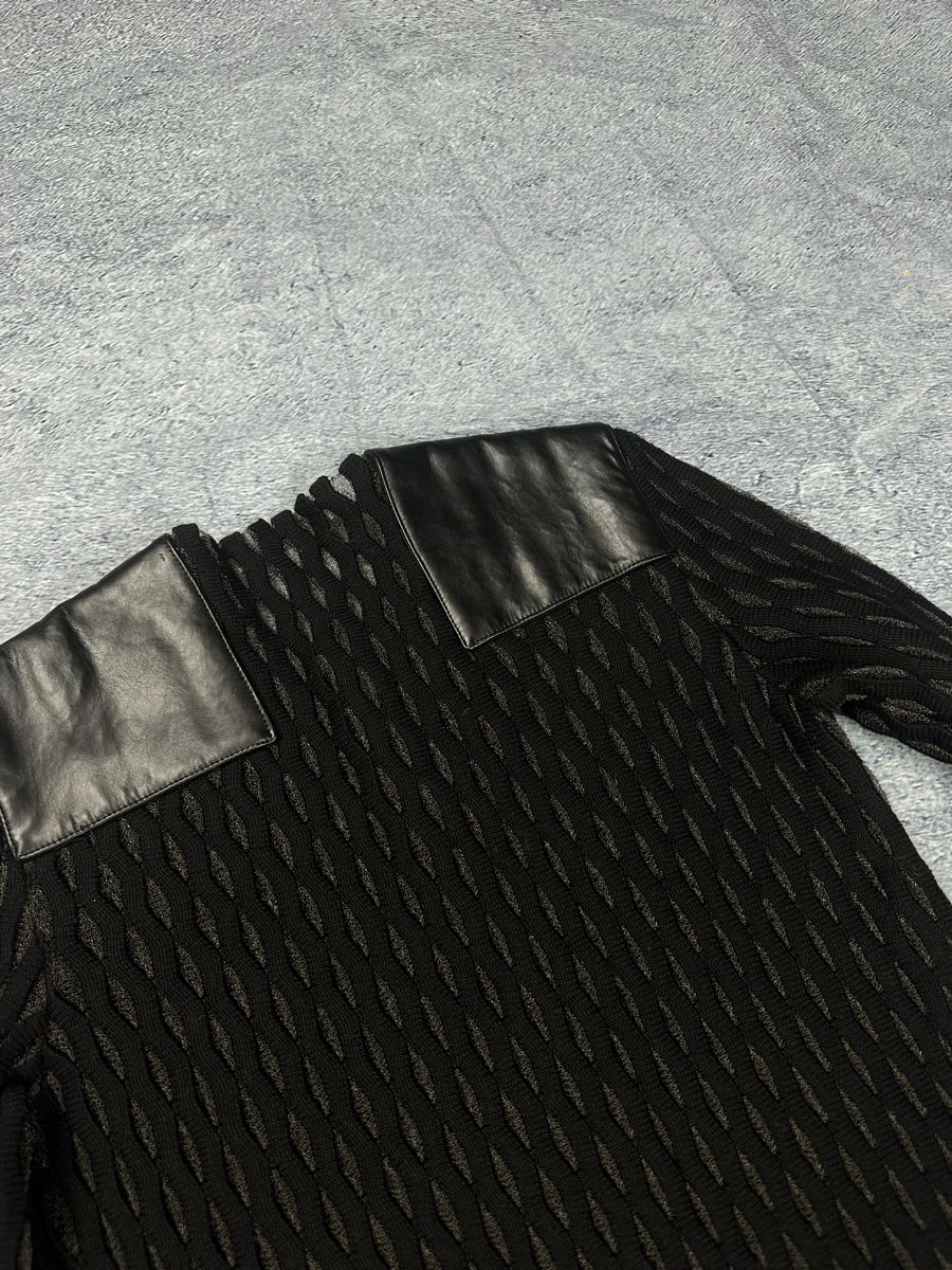 Balenciaga Maglioni & Felpe: Balenciaga Pullover, schwarz, Leder Applikationen,  – Usato da Luzern venduto da kim221080 4