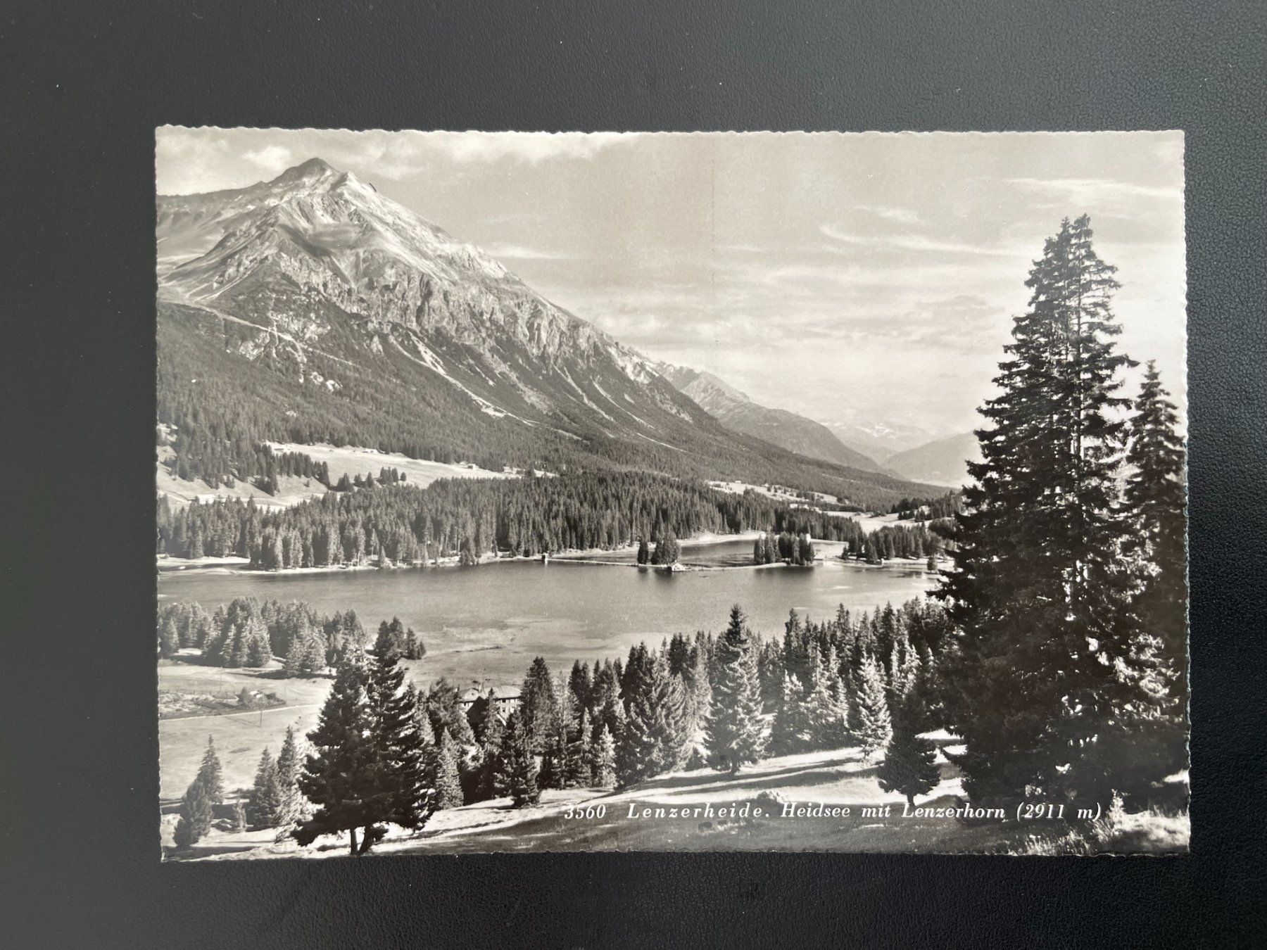 Cartoline postali: AK GR Lenzerheide mit Heidsee und Lenzerhorn – Usato da Thal venduto da Danny82