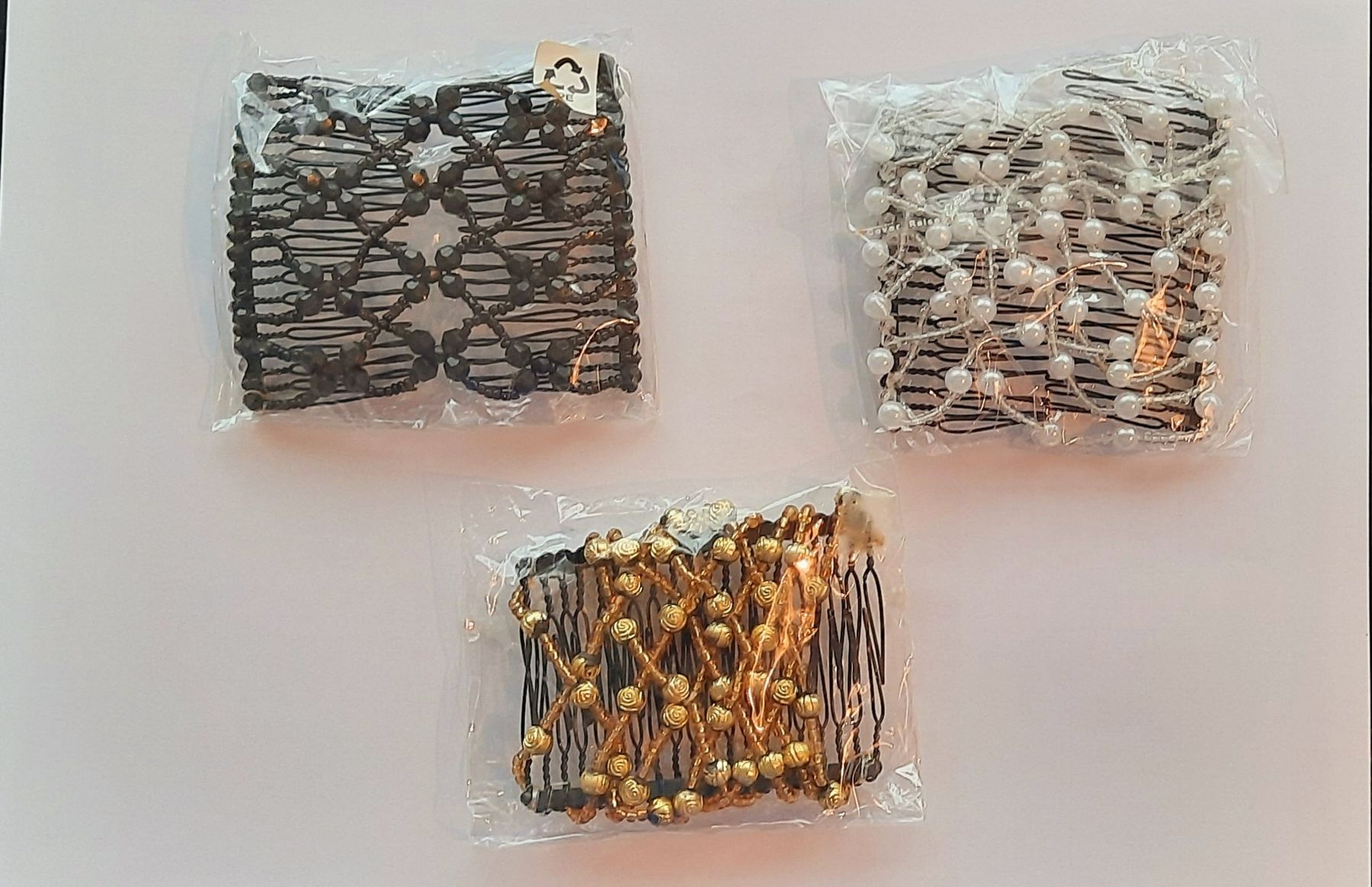 Accessori per capelli: Haarclips 3er Set – Nuovo (secondo la descrizione) da Rotkreuz venduto da schweizerin72 1
