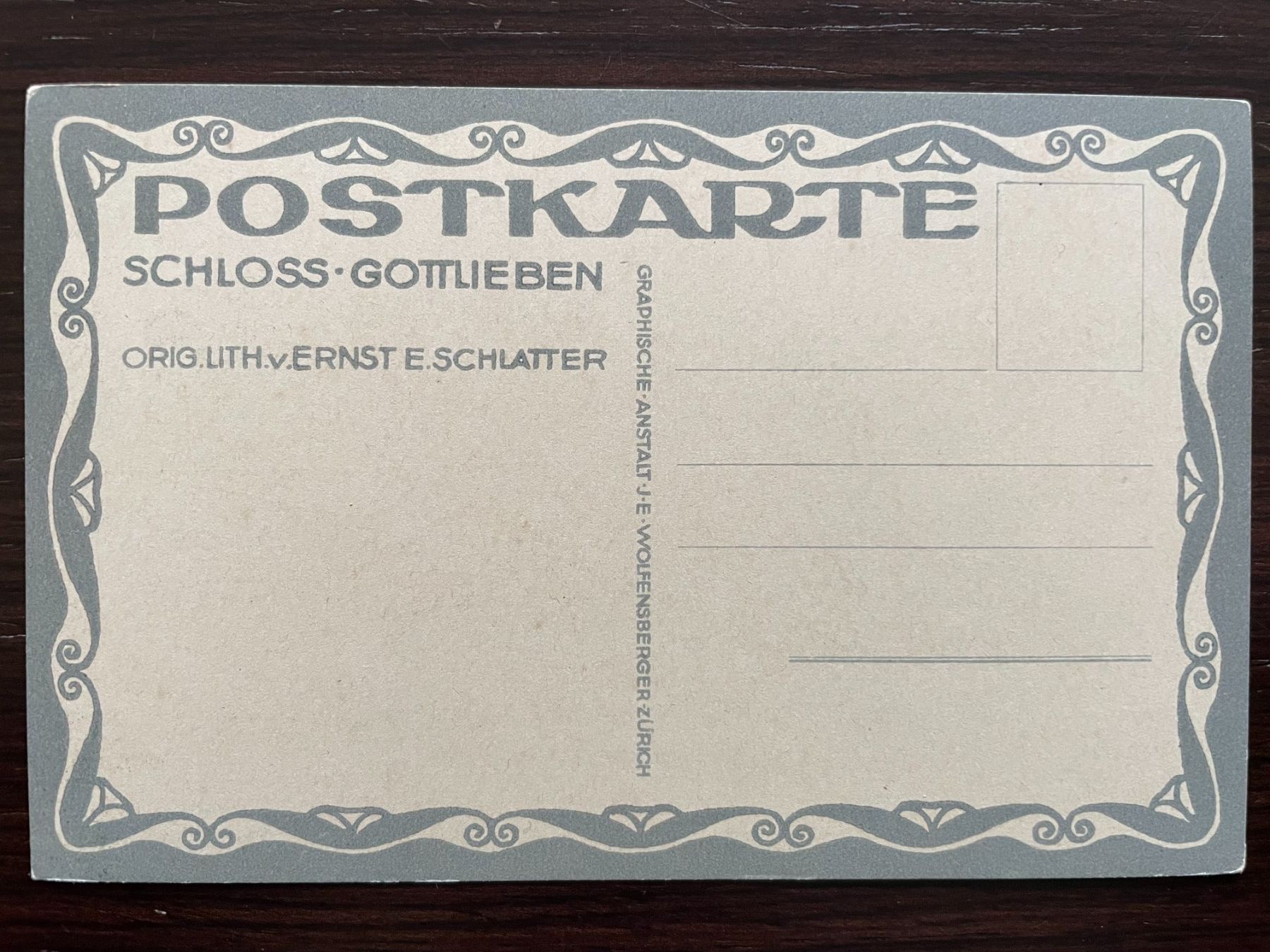 Cartoline postali: GOTTLIEBEN 5 Ansichtskarten – Usato da Wald ZH venduto da TLILEF 6