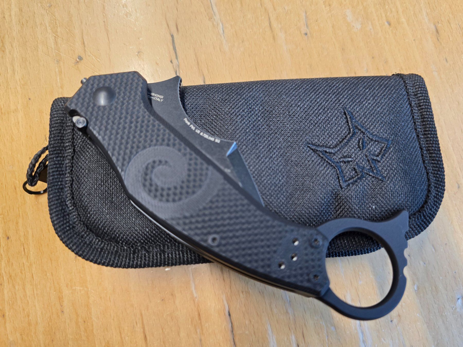 Taschenmesser: Fox Knives - Moa Folder G10 All Black FX-653 – Neu (gemäss Beschreibung) aus Ettingen von 1025andreas