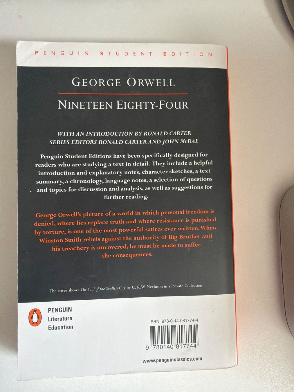 Libri: 1984 Nineteen Eighty-Four George Orwell édition Penguin – Usato da Fribourg venduto da J334455 1