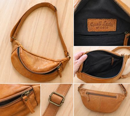 Gustl Leder Bauchtasche, neuwertig, Herbst/Winter 🍂