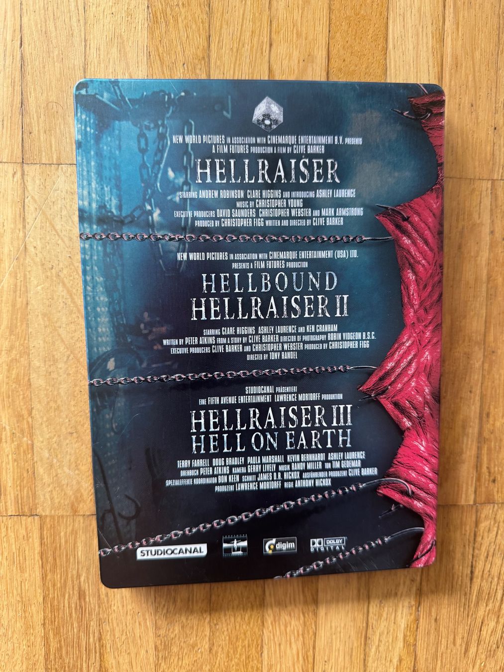 Tutti i DVDs: HELLRAISER. I-III. (DVDS-STEELBOOK) – Usato da Basel venduto da san_2qlq 1