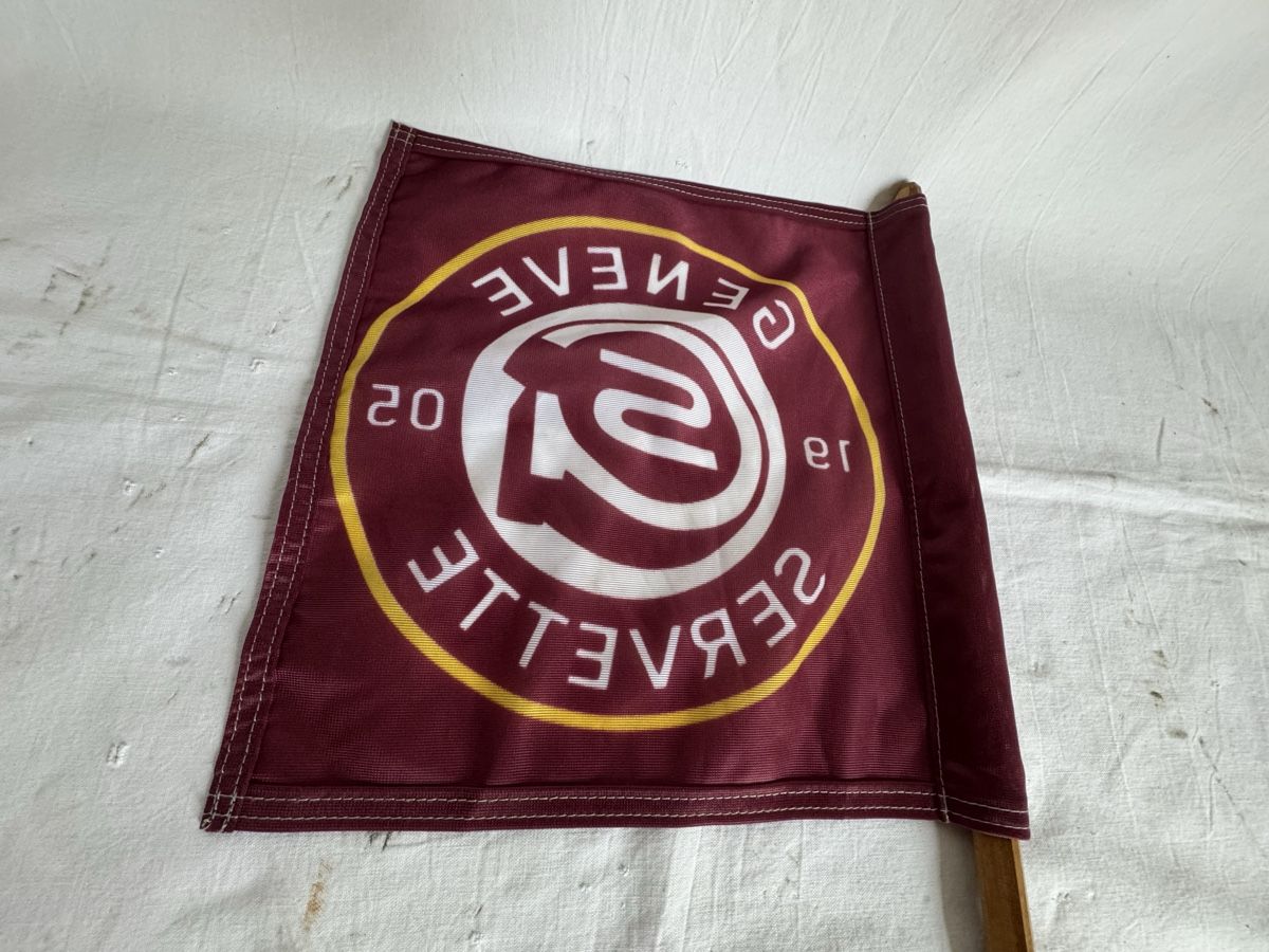 Fahnen: Drapeau Servette GSHC – Gebraucht aus GRAND - LANCY von petitpain67 3