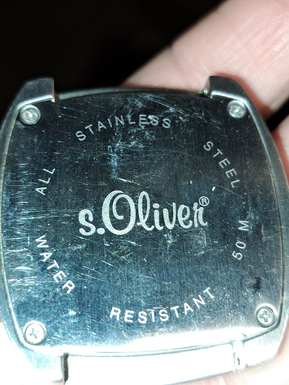 S.Oliver Orologi: S.Oliver Chronograph Herrenuhr, Edelstahl - – Usato da Kölliken venduto da Upcycling-by-Mc-TAM 1