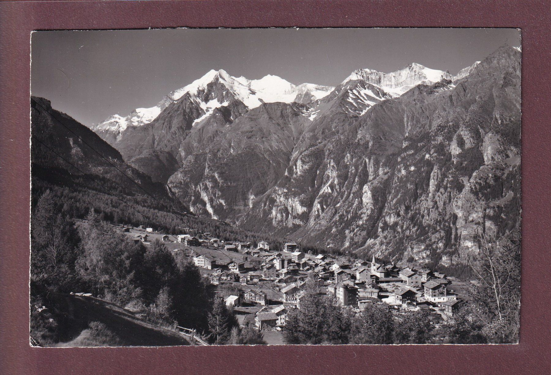 Cartoline postali: GRÄCHEN - 1967 – Usato da Pully venduto da nicecards