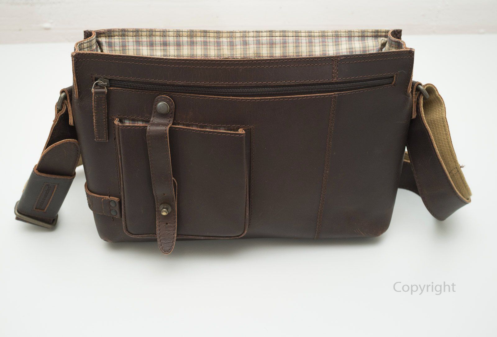 Aunts & Uncles Taschen: Aunts & Uncles Büffelledertasche braun – Gebraucht aus Gland von YA414AX 5