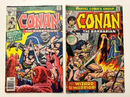 Alte Marvel Comics englisch „CONAN THE BARBARIAN“ 1973+1977