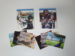 Sword Art Online Volume 1 + 2 Blu-Ray inkl. Postkarten