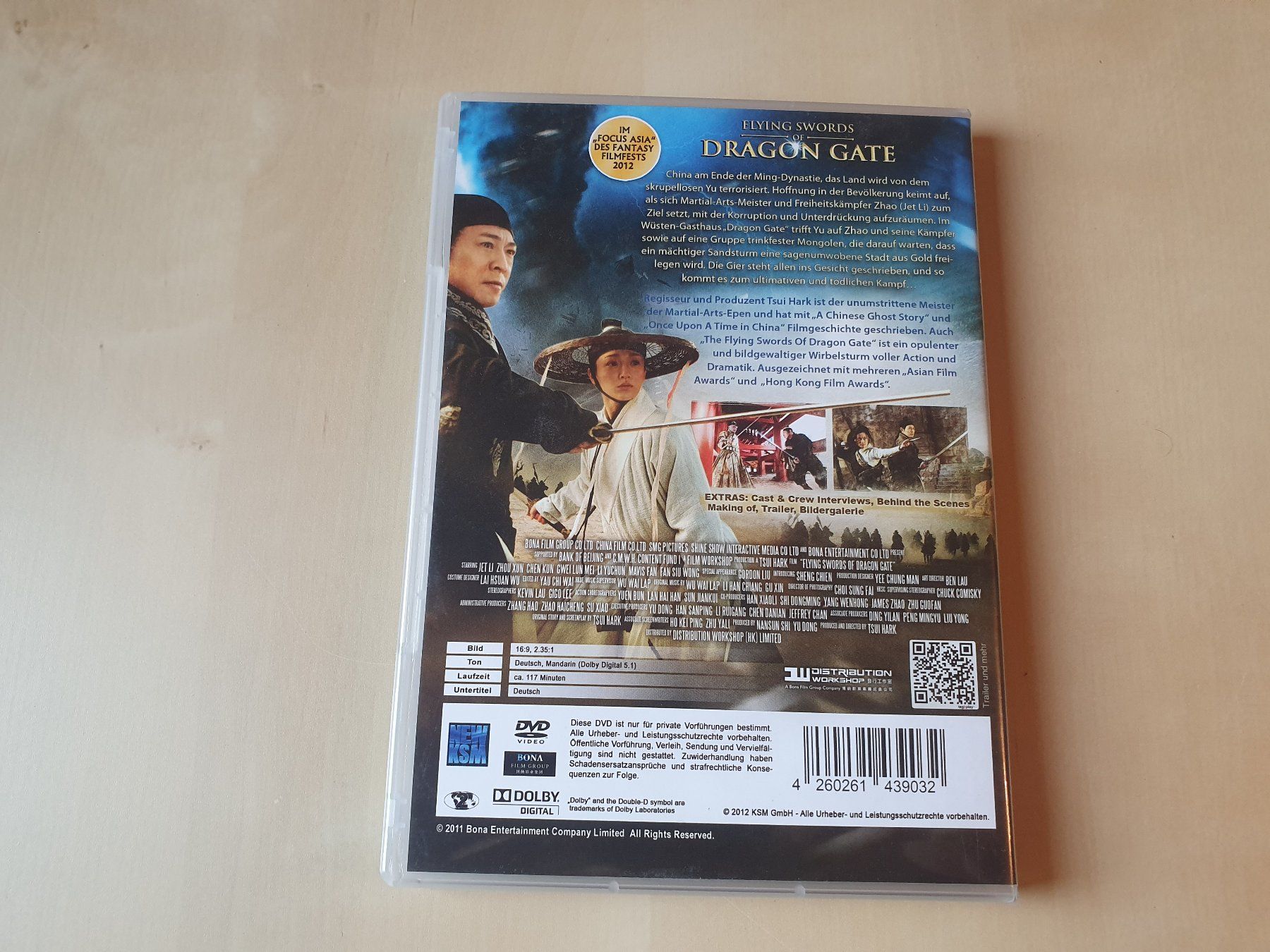 Tutti i DVDs: Flying Swords of Dragon Gate – Usato da Stansstad venduto da collectorsshop 1