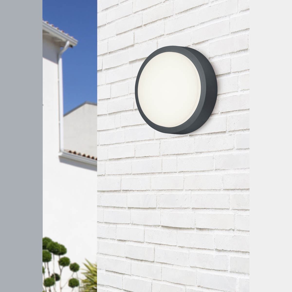 Lampade: LED Aussenwand- & Deckenleuchte, 20 cm Ø – Nuovo (secondo la descrizione) da Kreuzlingen venduto da Smart-Light 2