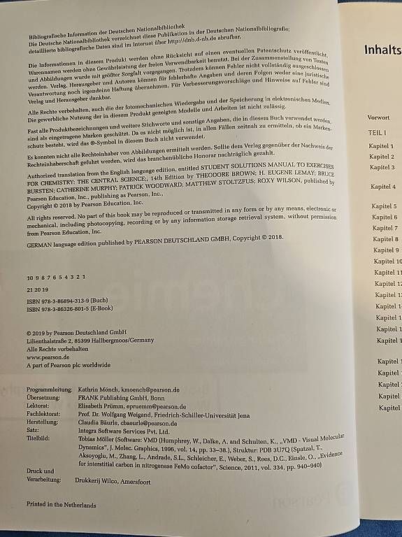 Libri: Chemie Prüfungstraining, 2. Auflage – Usato da Ennetmoos venduto da Serii8 2
