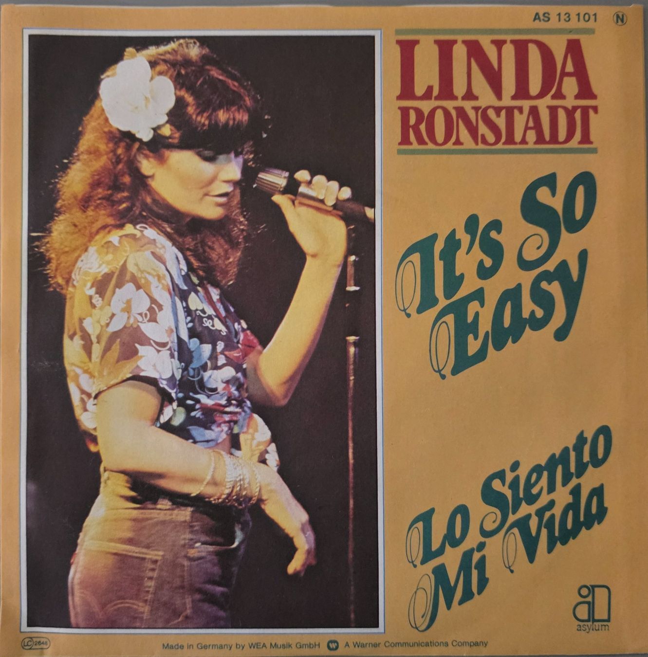 Dischi in vinile: Linda Ronstadt Single – It's So Easy – Usato da Root venduto da atelier22 1